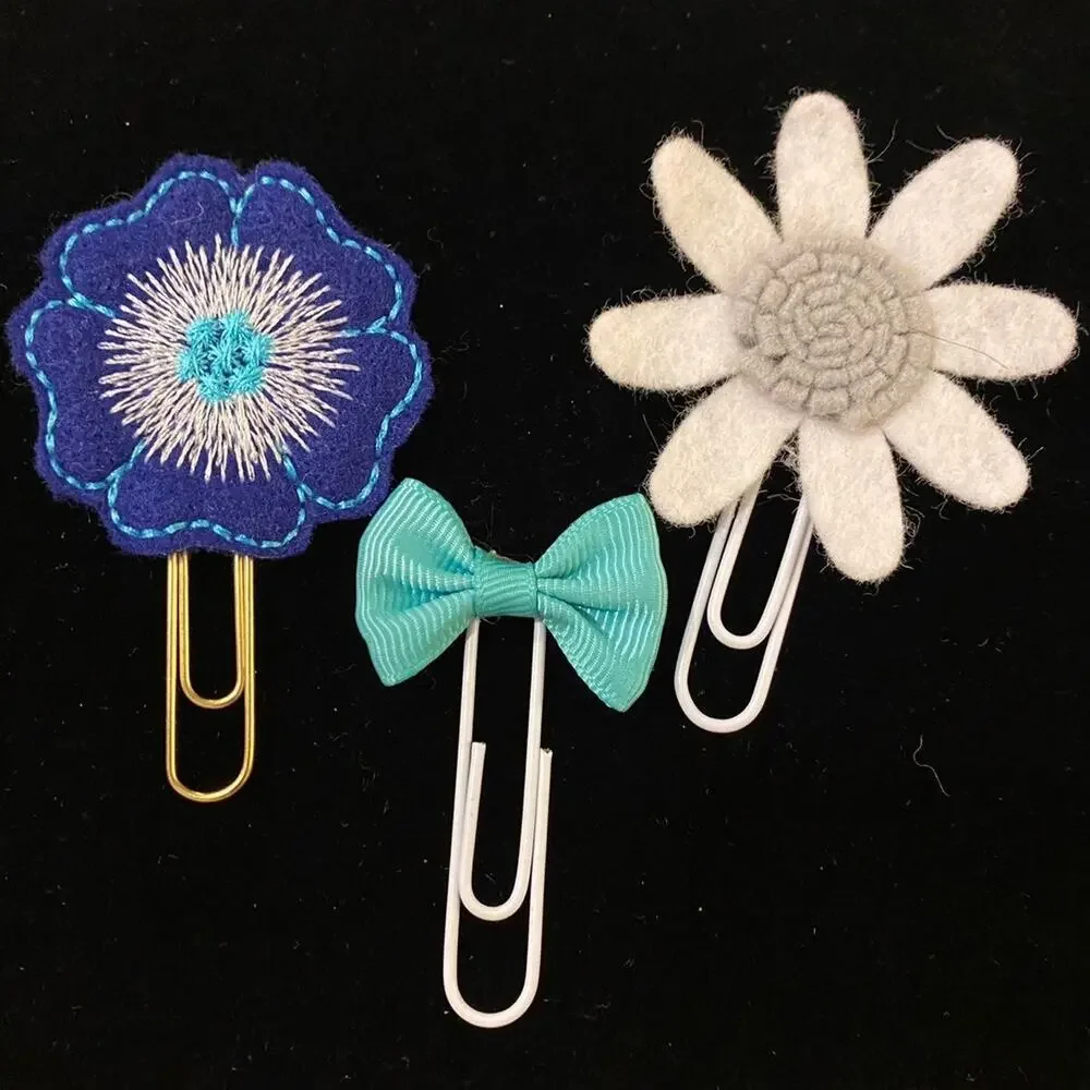 Pretty planner clips set of 3